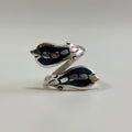 Vintage Taxco Mid-Century Sterling Silver "Eagle Wing" Bypass Ring – Artisan MDG (Hallmarked)