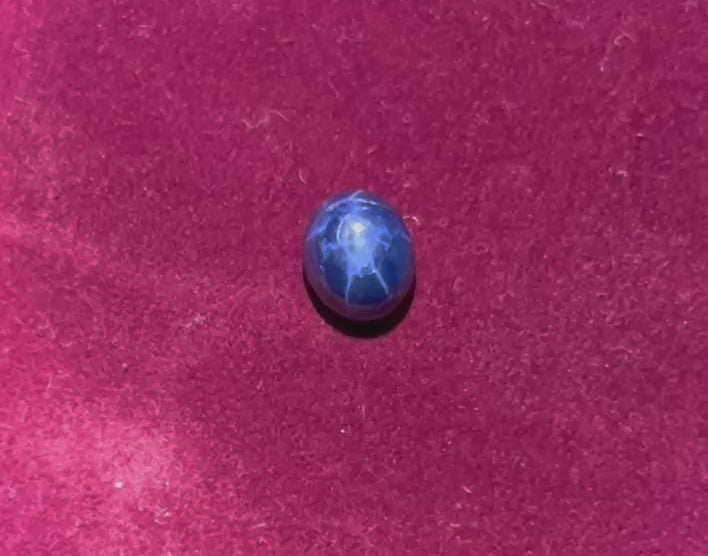 New Natural Blue Star Sapphire 4.25 cts